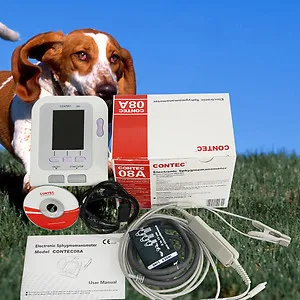 

2017New VET Veterinary USE NIBP Blood Pressure Monitor with Tongue Clip, SPO2 PR Probe, Small Cuff, CONTEC08A