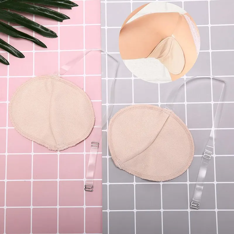 1 Pair Perfume Absorbing Anti Reusable Women Men Washable Underarm Armpit Sweat Pads