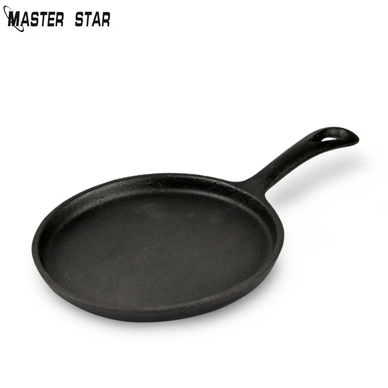 Master Star чугунная мини-Сковорода с антипригарным покрытием Сковорода для жареного стейка омлет сковорода для блинов