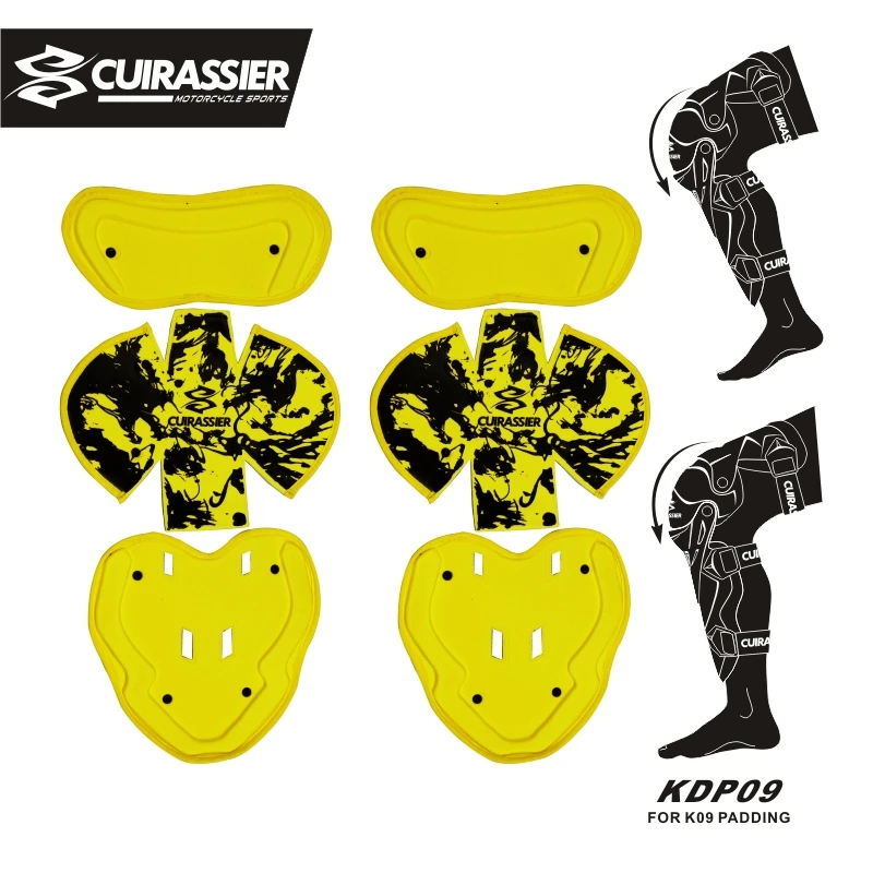 Наколенники для мотокросса Cuirassier KDP09 защитные наколенники мотогонок 5