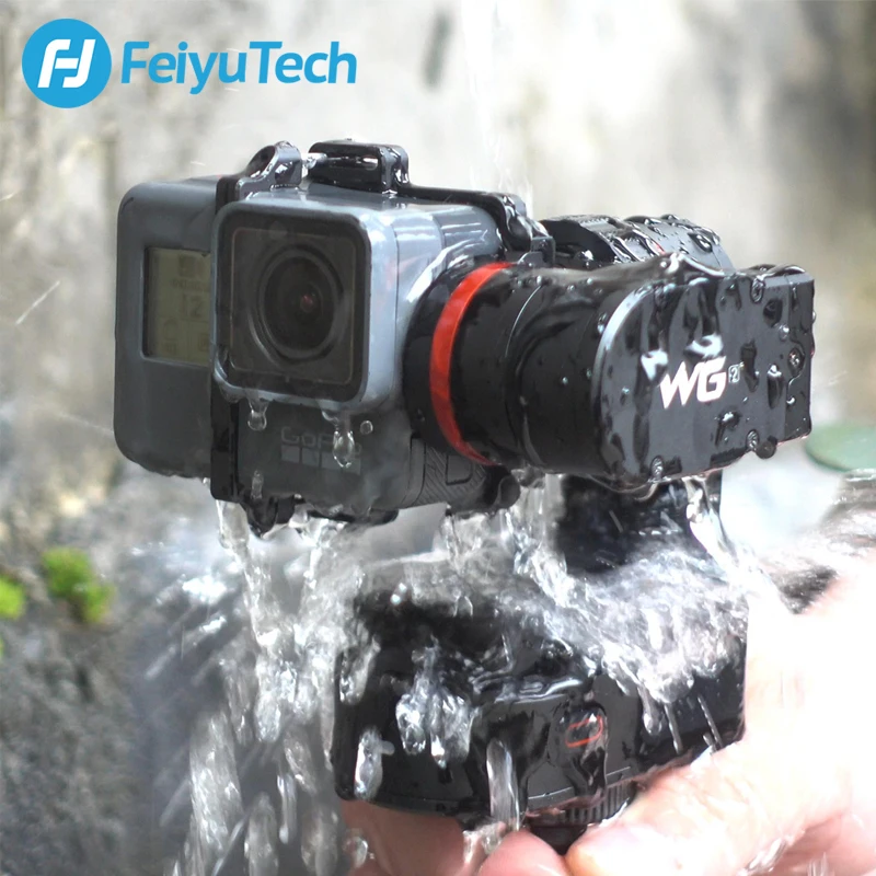 3 осевой водонепроницаемый стабилизатор FeiyuTech Feiyu WG2 для экшн камеры Gopro 6 4 5 YI 4K SJCAM