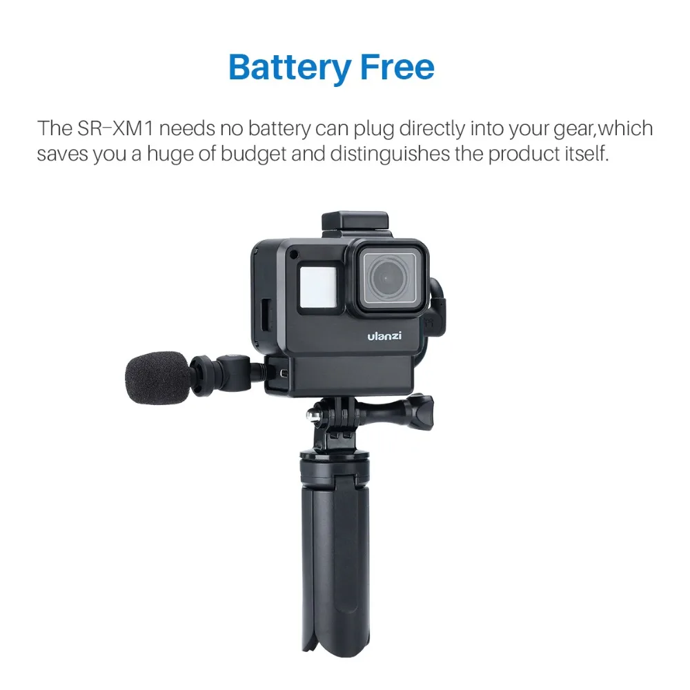 Saramonic SR XM1 Беспроводной видео микрофон для GoPro 7/6/5 3 5 мм интервью Vlog конденсаторный
