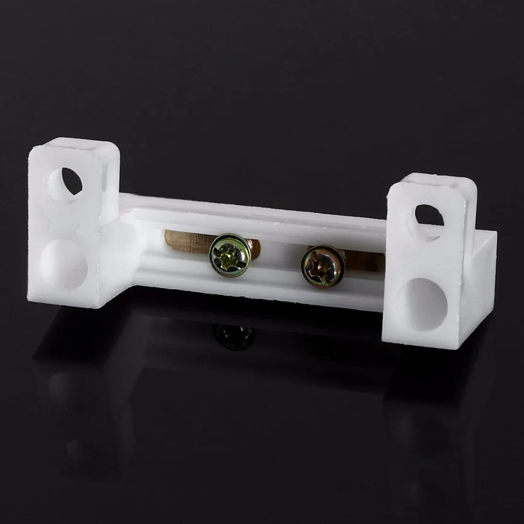 1pc 7 Positions Plastic Screw Barrier Terminal Strip Block Bar Mayitr Electric Cable Wire Connector Block Mayitr