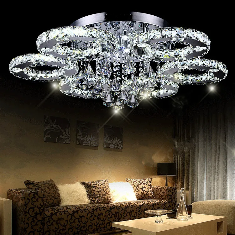 Modern-LED-crystal-ceiling-light-brief-living-room-lamps-led-crystal-circle-ceiling-light-lighting