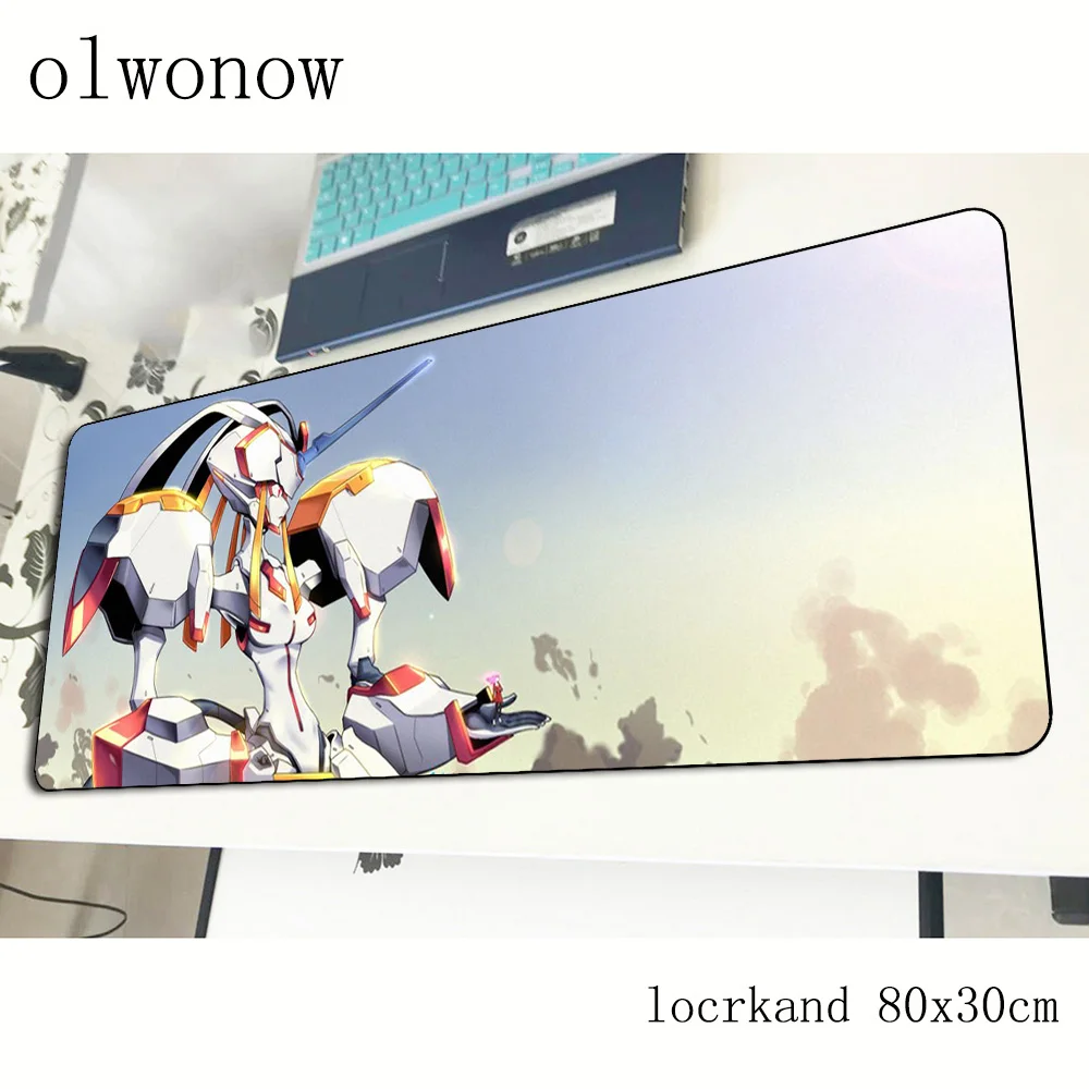 Игровой коврик для мыши darling in the franxx 800x300x3 мм подарок на Хэллоуин аксессуары