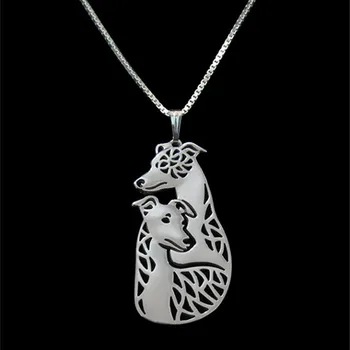 Whippet collar de los pares 3D Cut Out del perro de perrito amante colgante Memorial collares y colgantes navidad regalo
Whippet collar de los pares 3D Cut Out del perro de perrito amante colgante Memorial collares y colgantes navidad regalo
