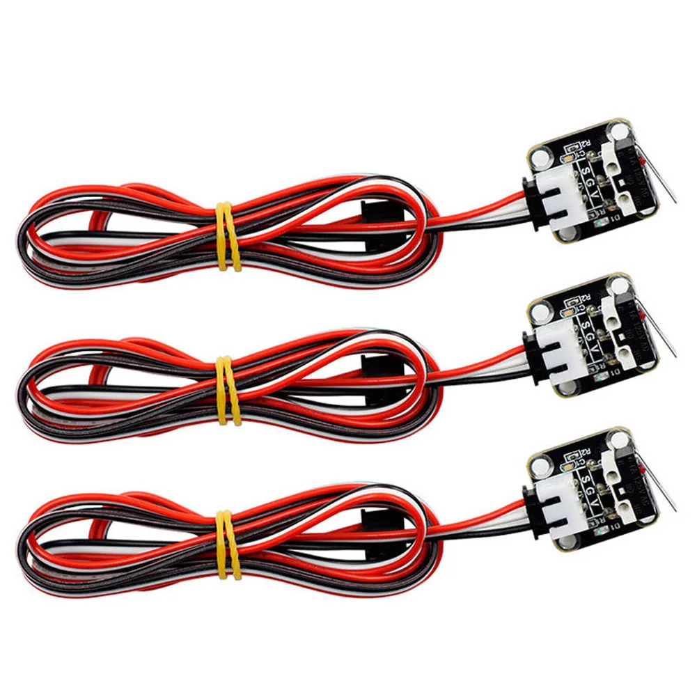 

3 Pcs Mechanical Endstop Switch with 1m 3 Pins Cable for CR-10 3D Printer 8 @88 DJA99