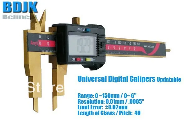 Здесь продается  Range 0~150mm Universal Digital Vernier Caliper / Calipers with 0.02mm Limit Error Free Shipping  Офисные и Школьные принадлежности