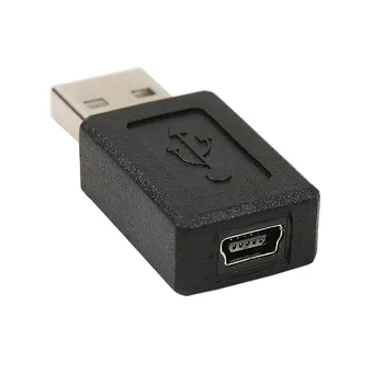 

wholesale 2017 USB A Male to Mini USB B Type 5Pin Female Data Connector Adapter Converter for Desktop Computer PC 300 pcs