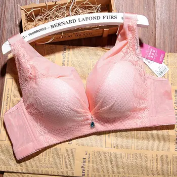 

Wide Straps Wireless Female Bras Women Push Up Bra Lace Mesh Hollow Bralette Women Lingerie