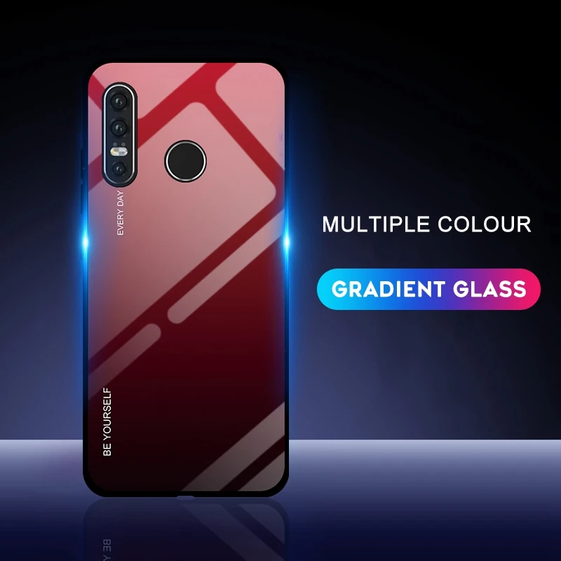 Стеклянный чехол для Huawei P30 P20 Mate 10 20 Lite Pro Роскошный телефона P Smart Y9 2019 Nova 2i 3 3i 4