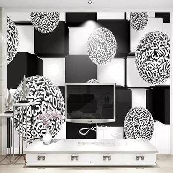 

Photo Wallpaper 3D Digital Sphere Creative Space Wall Mural Painting For Living Room Bedroom Background 3D Wall Cloth Home Decor