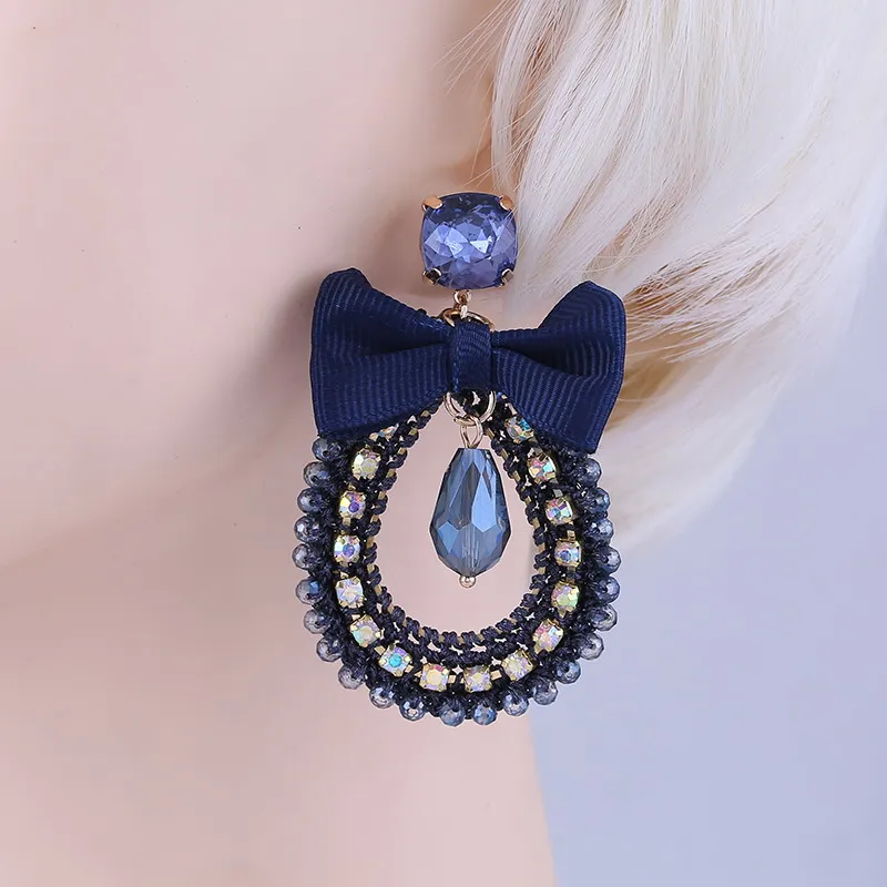 Earrings TM Blue