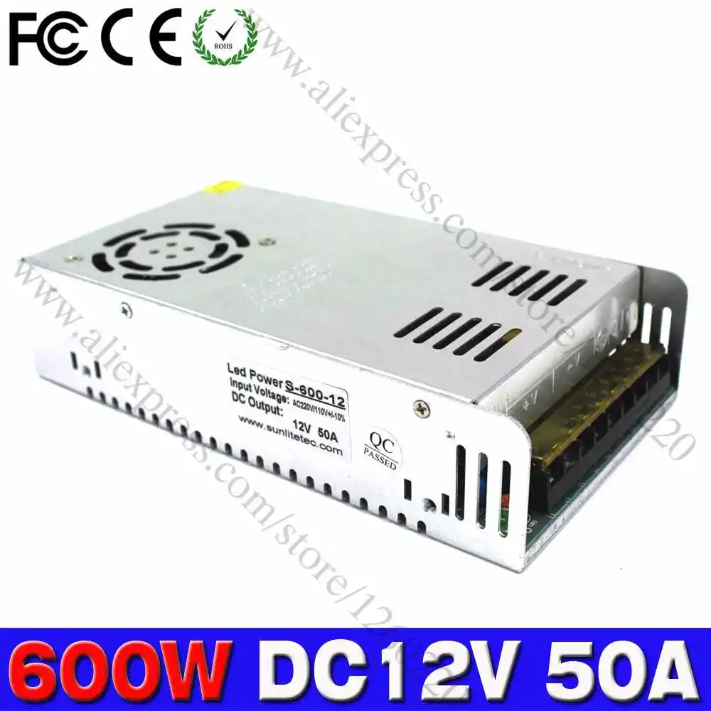 12V600W