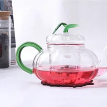1 шт. 750 мл торговля боросиликатный стеклянный чайник с ситечком кружка с крышкой Heatable подарок teaSet красочный Здоровье подарок JM 1001