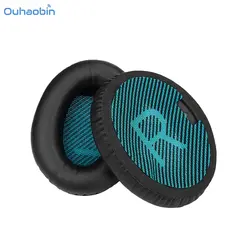 Ouhaobin Популярные 1 пара заменить амбушюры подушки кожа для наушники QuietComfort QC35 наушники синий ухо охватывает подушечки Sep1