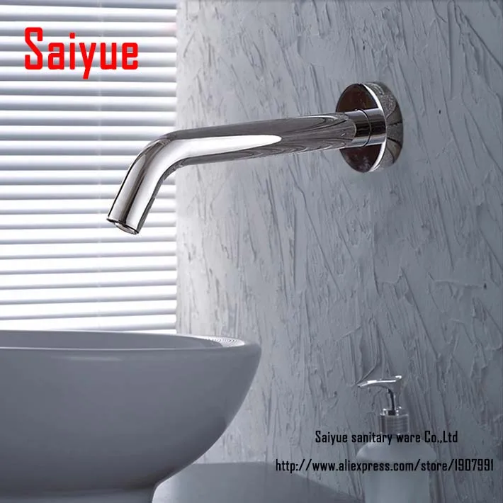

2015 new arrival cold only wall mounted brass automatic sensor faucet for hostipal &public place