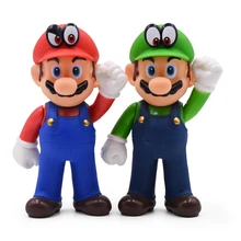 2 Style Cartoon Anime Super Mario Action Figure Toys 13cm Mario Luigi PVC Figure Collectible Model Doll Toy For Children Kids 2 Style Cartoon Anime Super Mario Action Figure Toys 13cm Mario Luigi PVC Figure Collectible Model Doll Toy For Children Kids