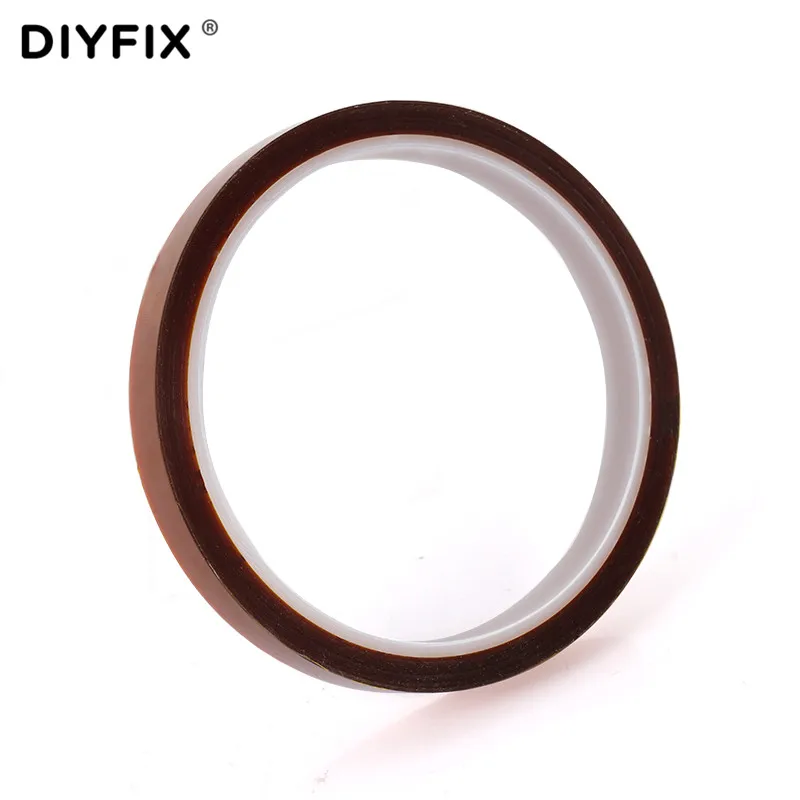 10 мм термостойкая полиимидная лента DIYFIX высокотемпературная клейкая