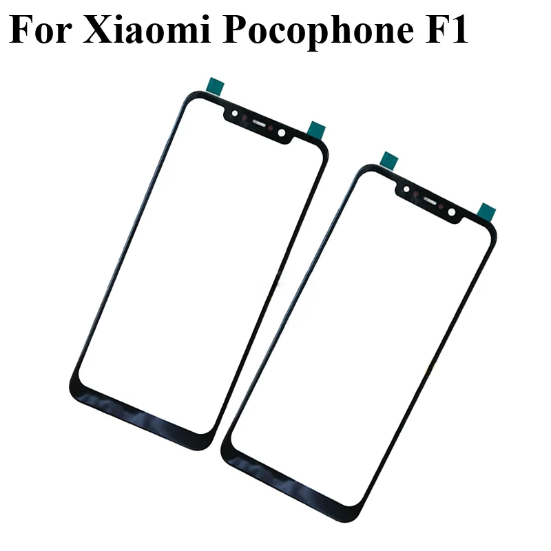 2 шт. для Xiaomi Pocophone F1 F 1 Внешний стеклянный объектив PocophoneF1 сенсорный экран