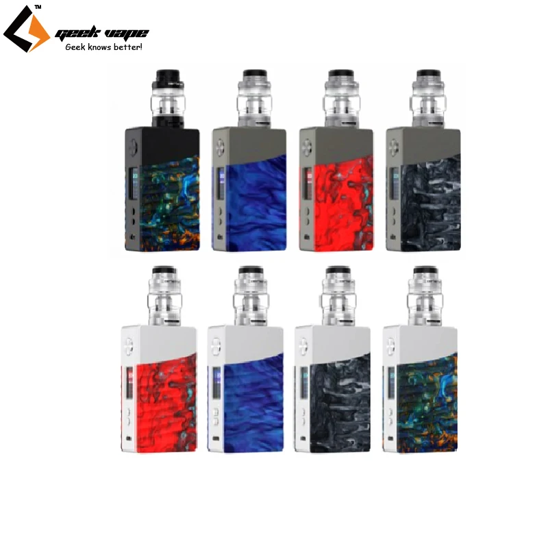 Original Geekvape Nova TC Kit Vova Mod 200W with AS chipset and Cerberus Sub Ohm Tank Electronic Cigarette Box Mod Vape Kit