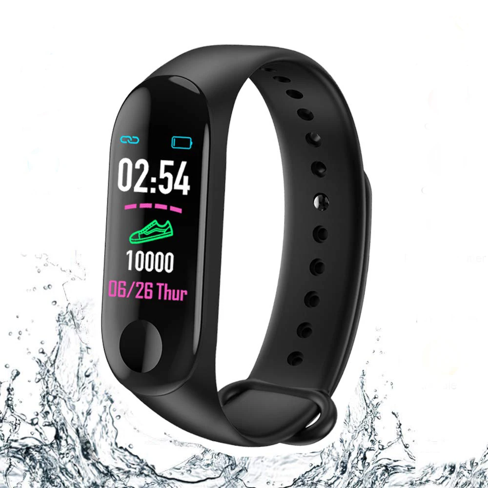 

Smart Bracelet Sports Pedometer Fitness Watch Running Walking Tracker Heart Rate Pedometer Smart Band