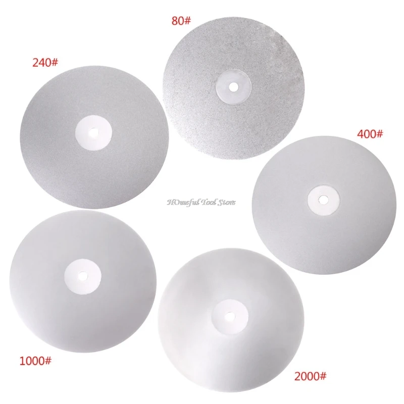 8 дюймовый шлифовальный круг 80-3000 с алмазным покрытием плоский круг ювелирные изделия Полировка шлифовальный диск Dls HOmeful