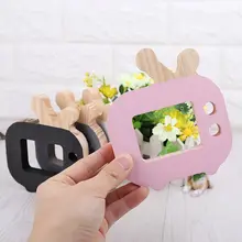 Деревянные Мини-ТВ детские игрушки дети украшение комнаты портативные деревянные украшения-игрушка