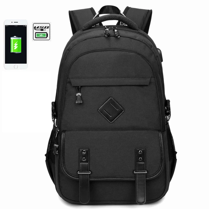 2018 Multifunction USB Charging Men Laptop Backpacks For Teenager