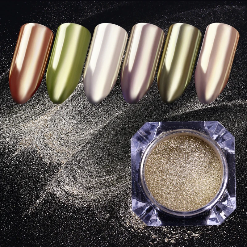 

1g Mirror Powder Gold Pigment Ultrafine Powder Aluminium Powder Chrome Pigment Nail Glitters Nail Sequins Nail Chrome Pigment