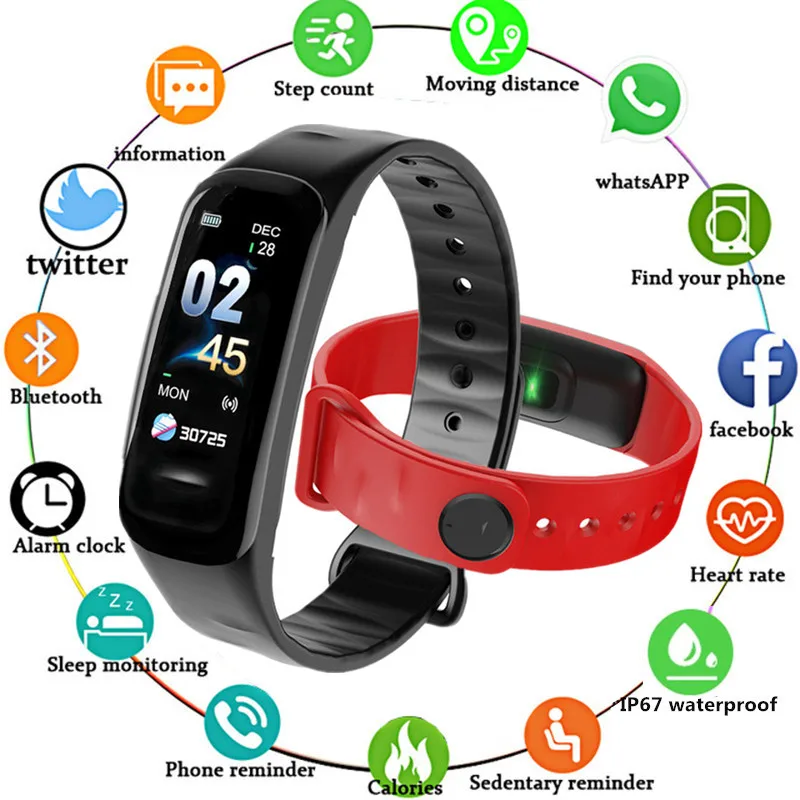 Bluetooth Smart Band кровяное давление монитор сердечного ритма браслет Водонепроницаемый Фитнес браслет трекер сна часы pk mi band 2 3