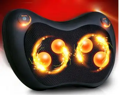 ФОТО Car and multi-function Massager massage pillow neck lumbar leg neck Massager Massager infrared warming themselves