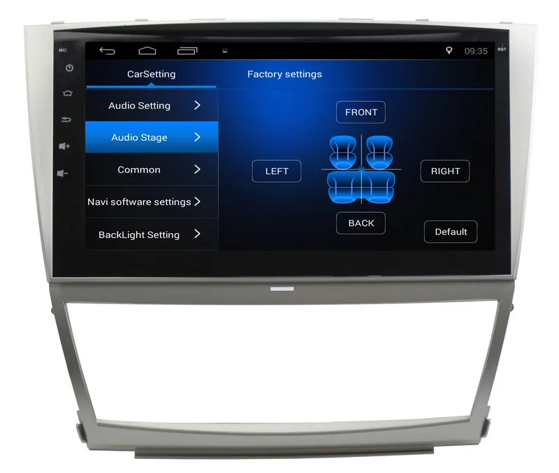 Автомобильный мультимедийный плеер 10 1 &quot2 32G Android 7 0 GPS для Toyota Camry 40 2006 2011 аудио