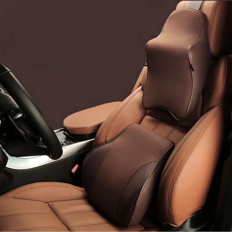

Car Seat Lumbar Support Memory Foam Lumbar Support Cushion Orthopedic Design for Lower Back Pain Relief & Improves Posture
