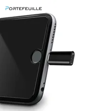 Protrfeuille Otg usb type C Шнур для Iphone X 7 8 6 Plus Se Xr Xs Max наушники аудио кабель Jack данных зарядное устройство конвертер адаптер