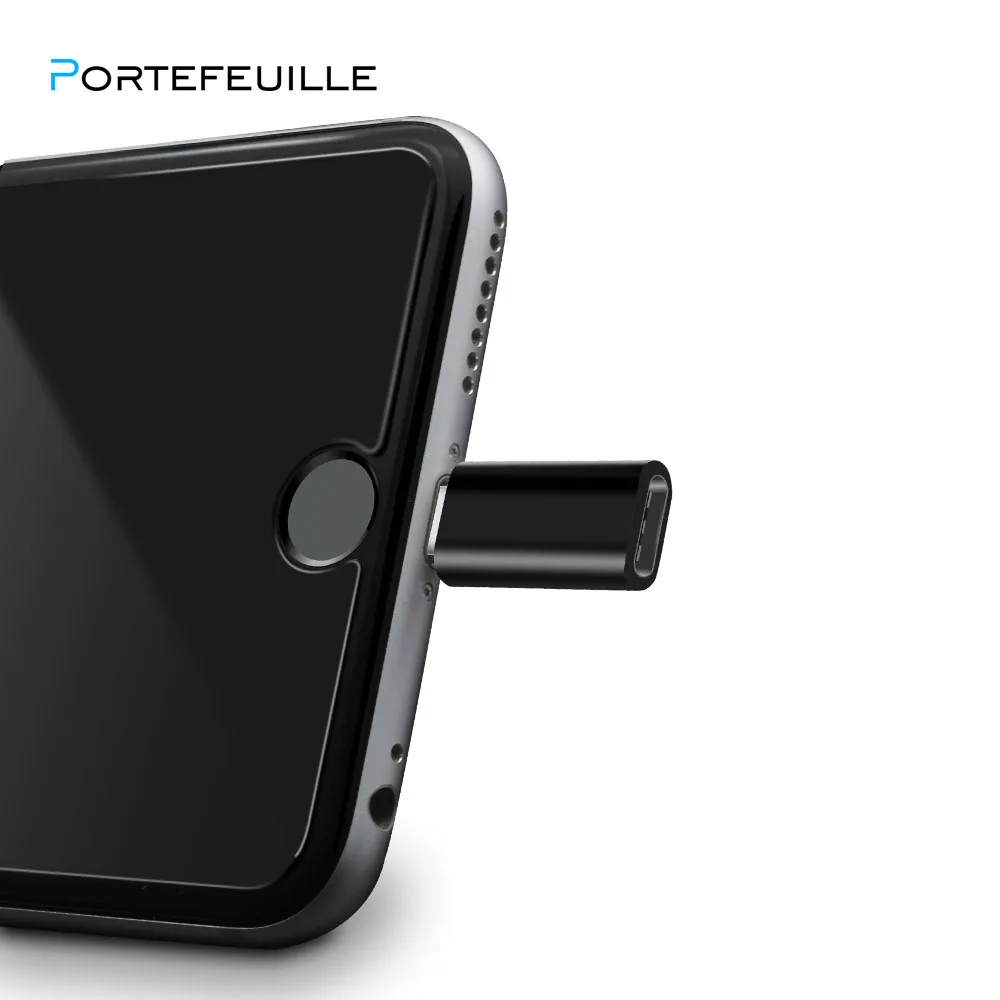 Кабель protrleaf Otg USB Type C для Iphone X 7 8 6 Plus Se Xr Xs Max наушники аудиокабель разъем зарядное