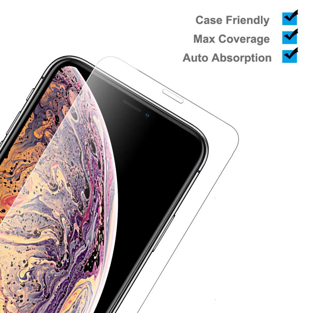 Tempered Glass For iPhone XS Max XR X S Screen Protector 10 8 7 6 6S Plus 7plus 8plus 5 5s SE 4 Protective Sklo | Мобильные телефоны