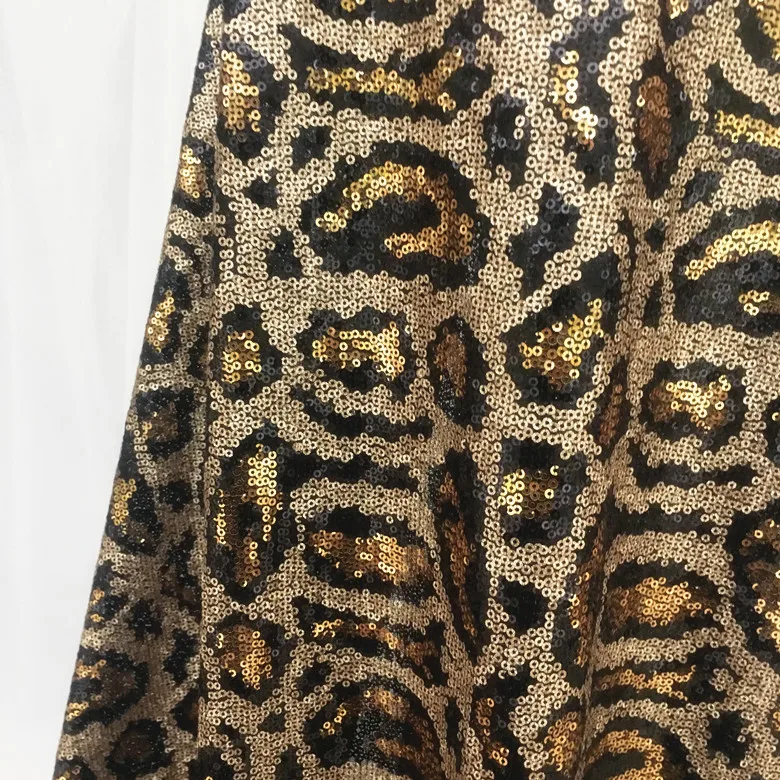 sequin animal print