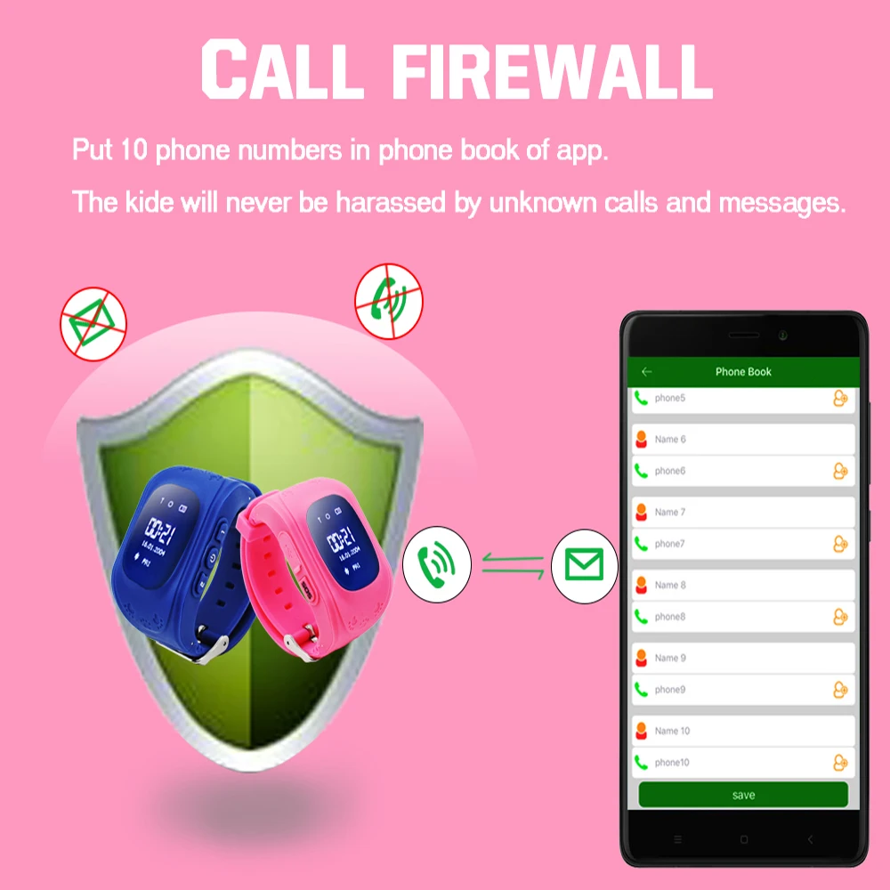 Цена Q50 OLED Экран font b GPS b font Смарт часы Детские Умные Часы для детей Часы телефон SOS Звонок Локализация Трекер анти потери Мониторы Сна детские часы с font b gps b font шаг...