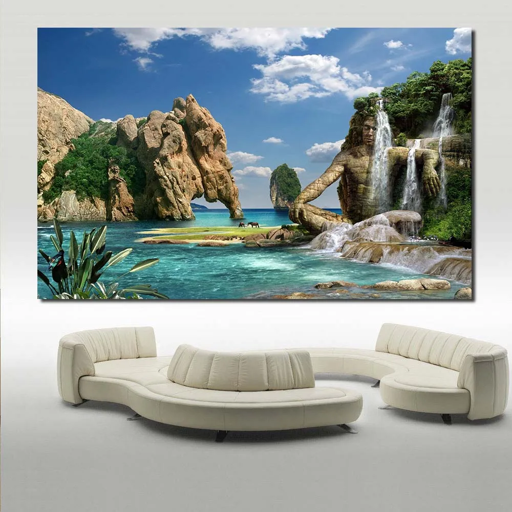 Jqhyart ナチュラル海景油絵壁絵の絵画キャンバスにリビングルームのモダンなしフレーム Oil Painting Paintings On Canvaswall Painting Aliexpress Jqhyart ナチュラル海景油絵壁絵の絵画キャンバスにリビングルームのモダンなしフレーム Oil Painting Paintings On Canvaswall Painting Aliexpress