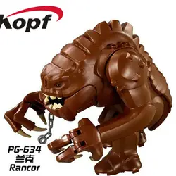 10 шт. PG634 Wars Rancor Chewbacca Boba Fett Dewback Limited Jabba The Hut строительные блоки кирпичи DIY игрушки для детей