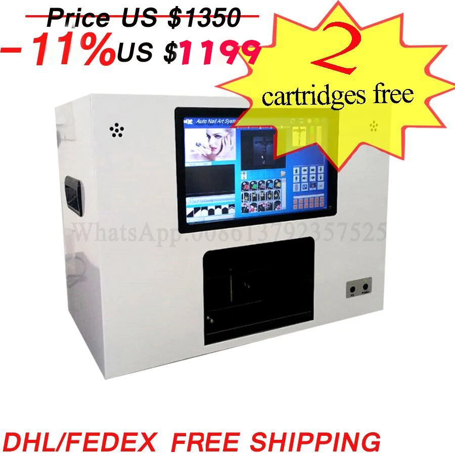  5 nails and 3 flower painting a time nail and flower printer artificial nail printing machine digit