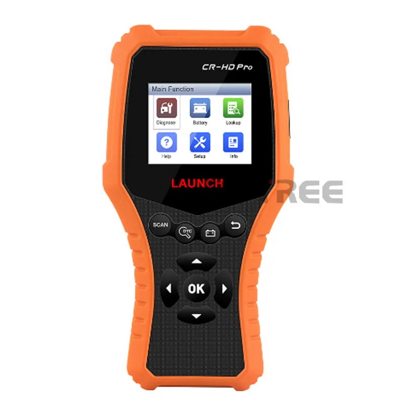 Сканер obd2 launch CR-HD Pro для 12 В/24 В |