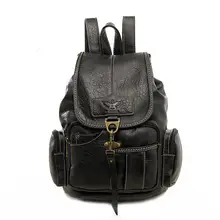 Caliente de La Vendimia de Las Mujeres Mochila Mochilas escolares para Adolescentes Chicas Hombres Viaje Mochila Bolsa de Ordenador Portátil Mochila mochila de Cuero Del Hombro 120194