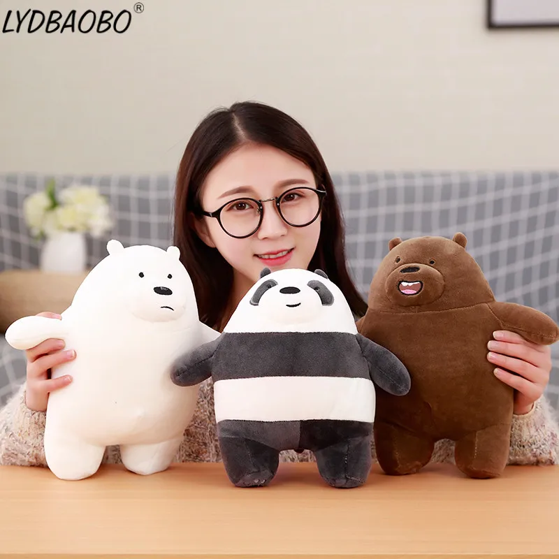 1pc-30cm-We-Bare-bears-Cartoon-Bear-Stuffed-Grizzly-Gray-White-Bear-Panda-Plush-Toy-Doll (4)