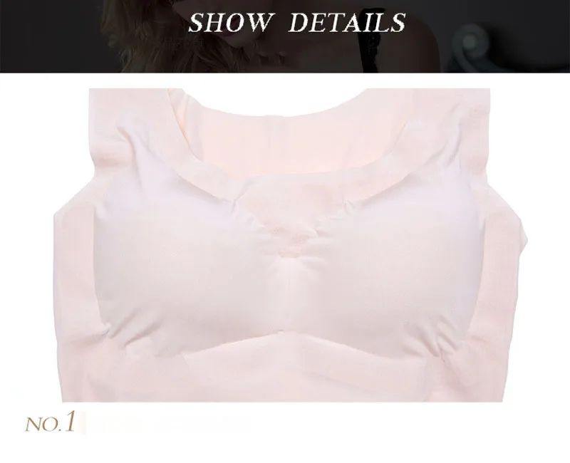 Jerrinut Seamless Plus Size Bra One Piece Push Up Underwear Women's Bra Sexy Lingeries Bralette Bra Large Size Everyday BH17