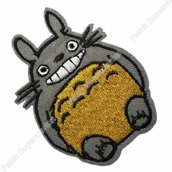 

MY NEIGHBOR TOTORO Applique Japanese ANIME TV movie fancy Embroidered sew on iron on patch applique dropship halloween costume