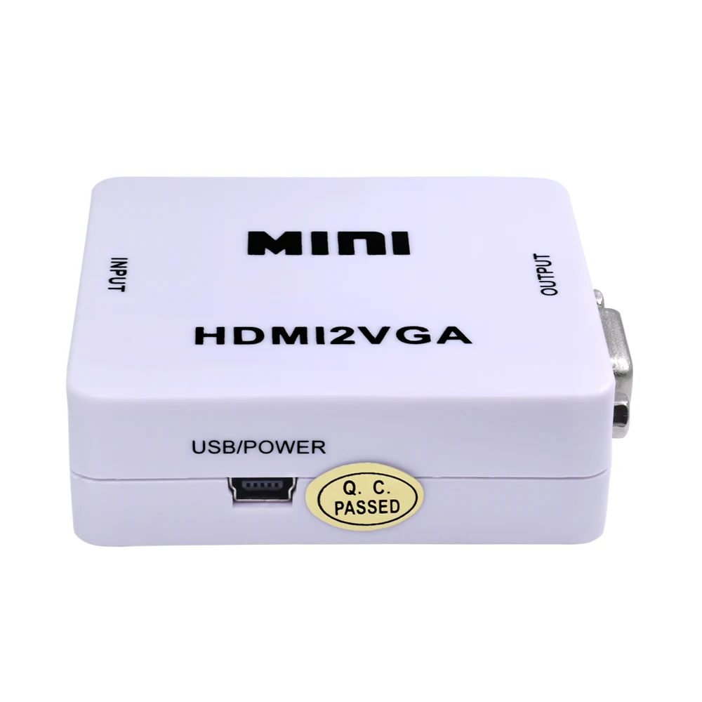 Tishric для HDMI2VGA конвертер коробка Full HD 1080P с аудио питанием Xboxx360 HDTV PC проектор мини