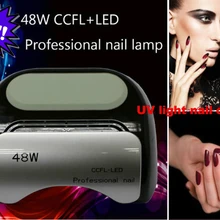 Красные/белые/черные Автоматические Гелевые отверждения Светодиодный свет лампа для полировки ногтей Сушилка для ногтей 48 Вт