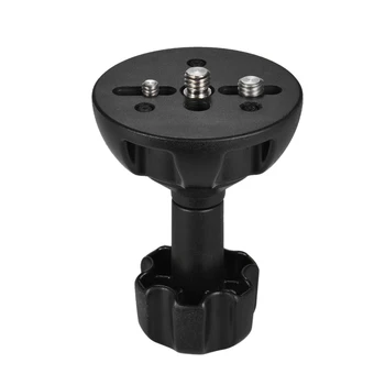 

75mm Half Ball Flat to Bowl Adapter with 1/4" and 3/8" Screws for Fluid Head Tripod DSLR Rig Camera